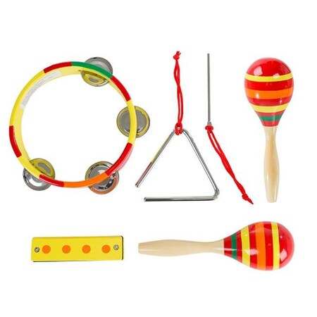 Hey Play Hey Play 80-GD-1227-1 Kids Percussion Musical Instruments Toy Set 80-GD-1227-1